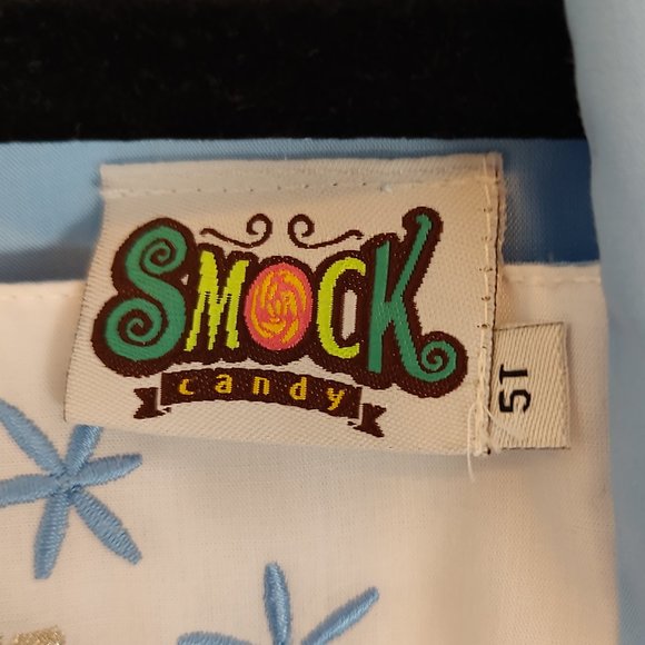 Smock Candy 5T 5 Ice Princess Dress Costume NWOT Frozen Elsa Short Sleeve Disney - Picture 2 of 6